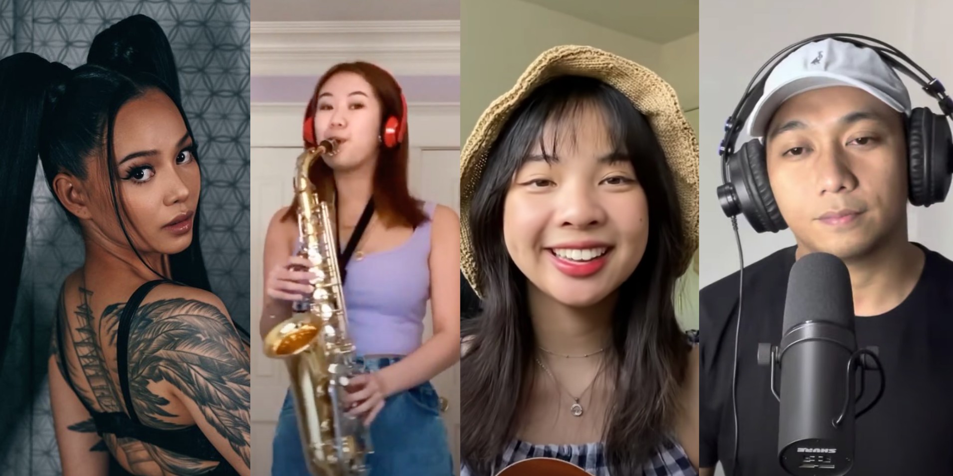 9 Asian musicians on TikTok that deserve a follow, including Bella Poarch, Chevy, Francis Greg, Alsa Aqilah, and more